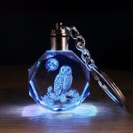 Клучен Прстен со Дизајн на Сова