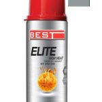 Best Elite Сребрена Спреј Боја Отпорна на Топлина до 600 C, 400 ml