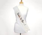 Бела Сребрена Пояс со натпис Bride To Be - Image 2