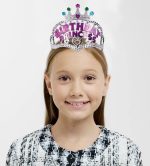 Детска парти круна со натпис Birthday Prenses