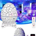 Bluetooth Звучник Јајце на Диносаурус Проектор за Ночна Лампа