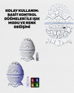 Bluetooth звучник со 7 бои на ноќно осветлување - Image 3