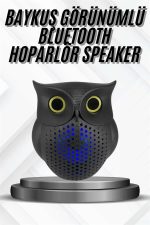 Bluetooth Звучник TWS Безжичен RGB Светлосен Декоративен Портативен Сова - Image 2