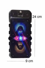 Bluetooth Звучник со Висок Квалитет на Звук Голем Размер Двојно Излезен Звучен Бомба - Image 4