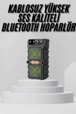 Bluetooth Звучник со Висок Квалитет на Звук Голем Размер Двојно Излезен Звучен Бомба - Image 2