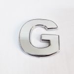 Cemax G Буква 3,75 cm Хром Самолеплива