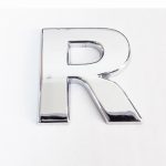 Cemax R Буква 3,75 cm Хром Самолеплива