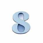Cemax Villa Boy Број 7, 8,5 cm, Самолеплив