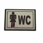 Cemax Табла за насочување Мал WC Жени 10X7 cm