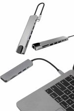 Преведувачки адаптер Macbook 3 во 1 Type-C на Hdmı USB 3.0