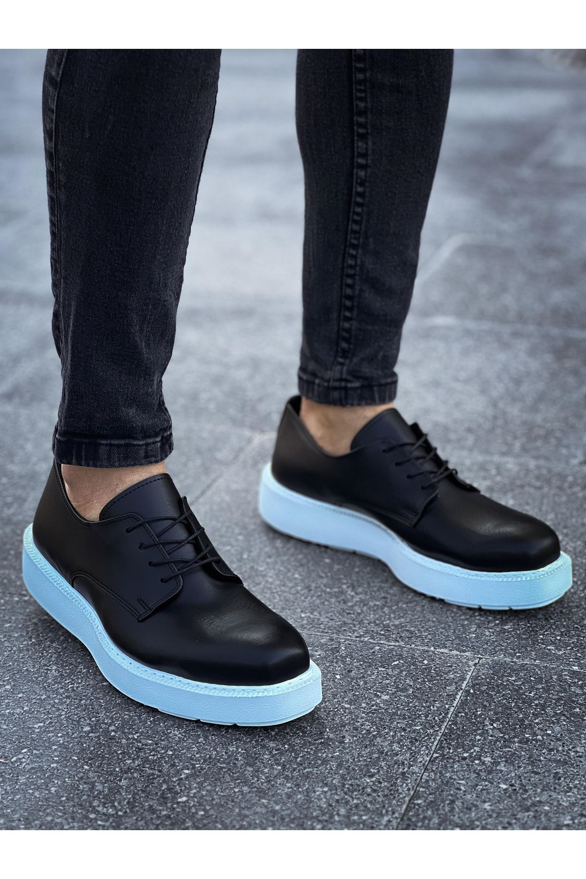 ch001-fbt-classic-lace-erkek-24305_1.jpg CH001 - FBT Classic Lace Мажки Чевли ЦРНИ - Image 1