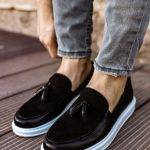 CH002 - CBT Loafer Pelle Мушки Чевли ЦРНИ
