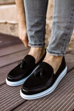 CH002 - CBT Loafer Pelle Мушки Чевли ЦРНИ