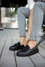 CH002 - CST Loafer Pelle Мажки Чевли ЦРНИ