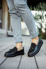 CH002 - CST Loafer Pelle Мажки Чевли ЦРНИ - Image 2