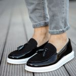 CH002 - RBT Loafer Verniciata Мажки Чевли ЦРНИ