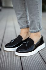 CH002 - RBT Loafer Verniciata Мажки Чевли ЦРНИ