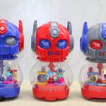 Dans Eden Işıklı Robot Kumbara