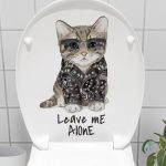 Decohandy Клоцет Етикета Leave Me Alone