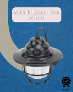 Стилен LED фенер за надвор – 4400mAh батерија, IPX4 водоотпорен, може да се закачи