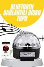 Диско Топка Со Бои, Светла, Ласер, Парти, Bluetooth Поврзување, LED Сфера - Image 2