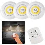 LED Ламба за Полка во Кујна со Далечинско Управање 3 Парчиња