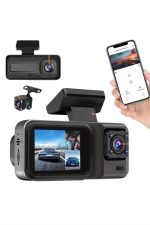DVR Камера за внатрешност на возило со предна и внатрешна камера 2 инчен екран - Image 5