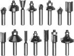 Einhell 15 Парче Различен Фреза Уц Set 8 mm Шафт