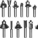 Einhell 15 Парче Различен Фреза Уц Set 8 mm Шафт