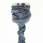 Модел 1 на чаша од не'рѓосувачки челик со дизајн на змеј