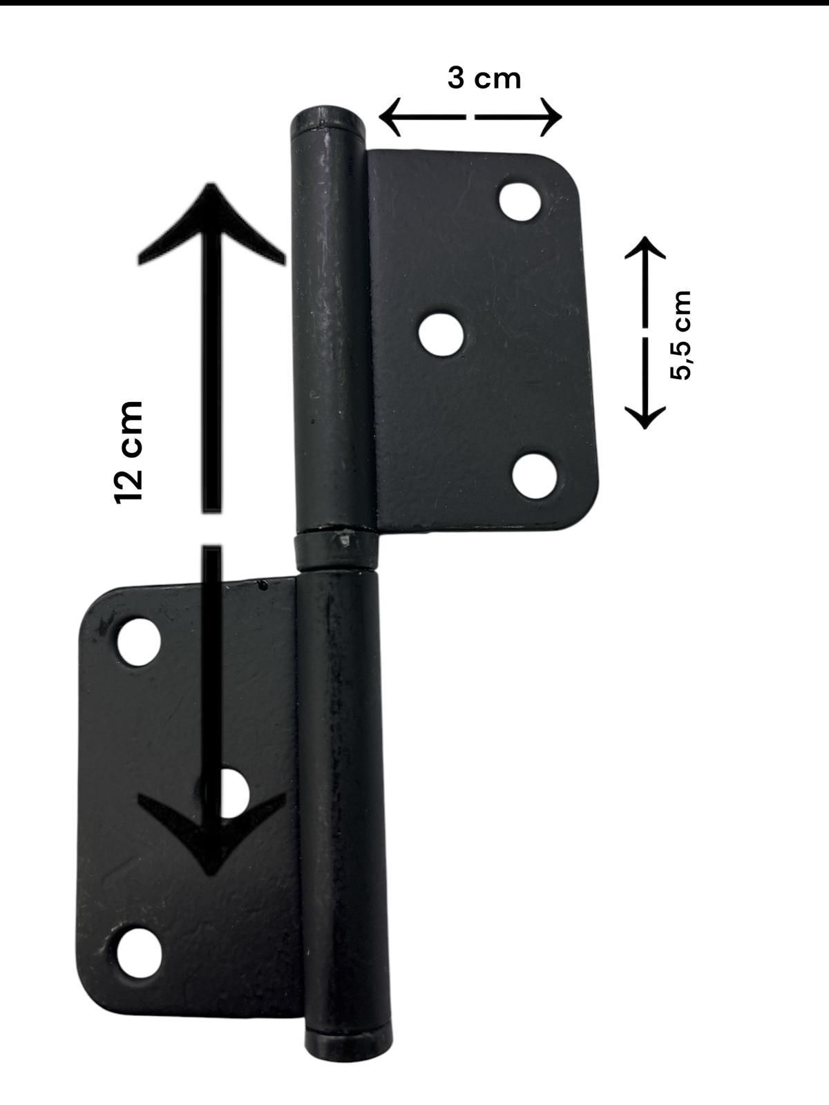 ennalbur-12-cm-siyah-yonsuz-1202_1.jpg Ennalbur 12 см Црн Ненасочен Церман Хингес - Image 1