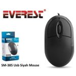 EVEREST SM-385 КАБЛОВСКИ USB ЦРЕН 1200DPI ОПТИЧКИ МАУС - Image 2