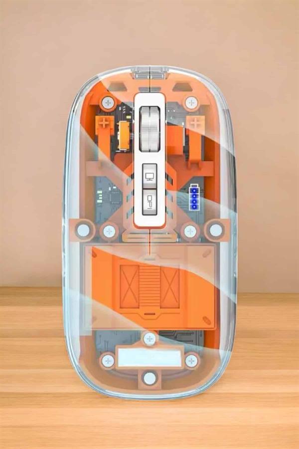 fare-mouse-cift-modlu-kablosuz-baglant-b02-66.jpg Миш со двоен режим, безжичен поврзан со 2.4GHz поддршка - Image 1