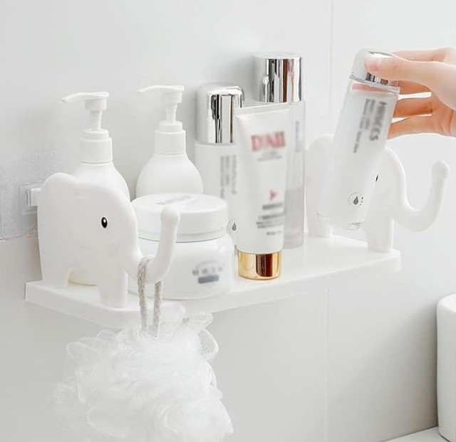 fil-desenli-yapiskanli-cok-27276_1.jpg Мултифункционален рафт со дизајн на слон - Image 1