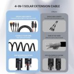 FLEXSOLAR 4 IN 1 КАБЕЛ ЗА СОНЧЕВА ЕНЕРГИЈА - Image 2