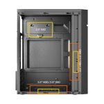 FRISBY FC-2715B 300W 1X120MM ФАН USB 2.0 MINI TOWER ЦРНА КАСА - Image 2
