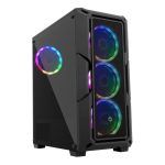 FRISBY FC-9430G 650W 80+ 4X RGB FAN МЕШ ГЕЈМИНГ КАСА - Image 2