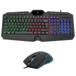 FRISBY FK-4865QU USB Q TR MM ЦРЕН КАБЛСКИ GAMING КЛАВИЈАТУРА МАУС СЕТ