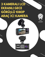G-сензор и поддршка за детекција на движење 1080p внатрешна безбедносна камера за возила