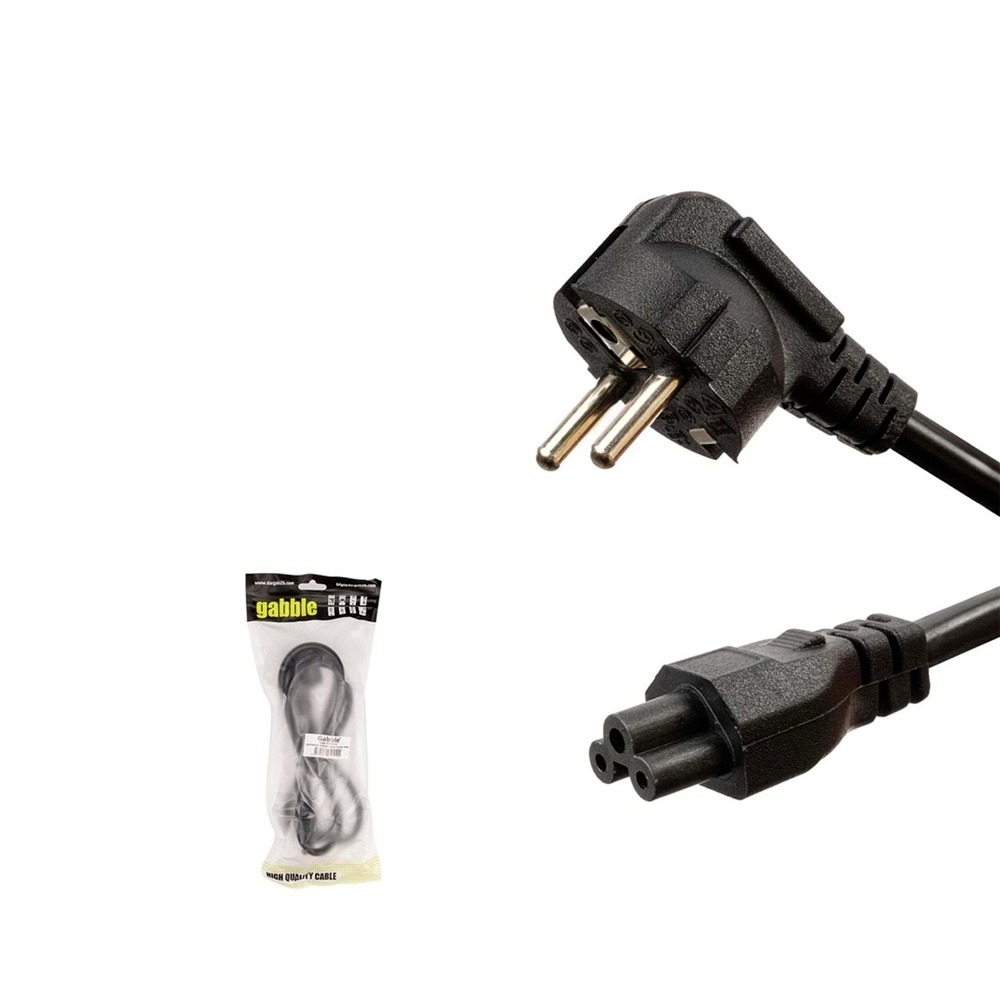 gabble-gab-nyk015-siyah-1-5-m-667_1.jpg GABBLE GAB-NYK015 Црн (1.5 метри) 1mm Кабел за напојување на ноутбук - Image 1