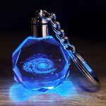 Клучен синџир со дизајн на галаксија