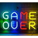 GAME OVER Дизајниран Неон LED