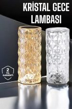 Ночна Лампа Кристална Лампа Дотакни Полнење Подарок - Image 2