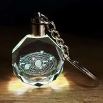Кристален Клучен Прстен со Тематика на Планетите