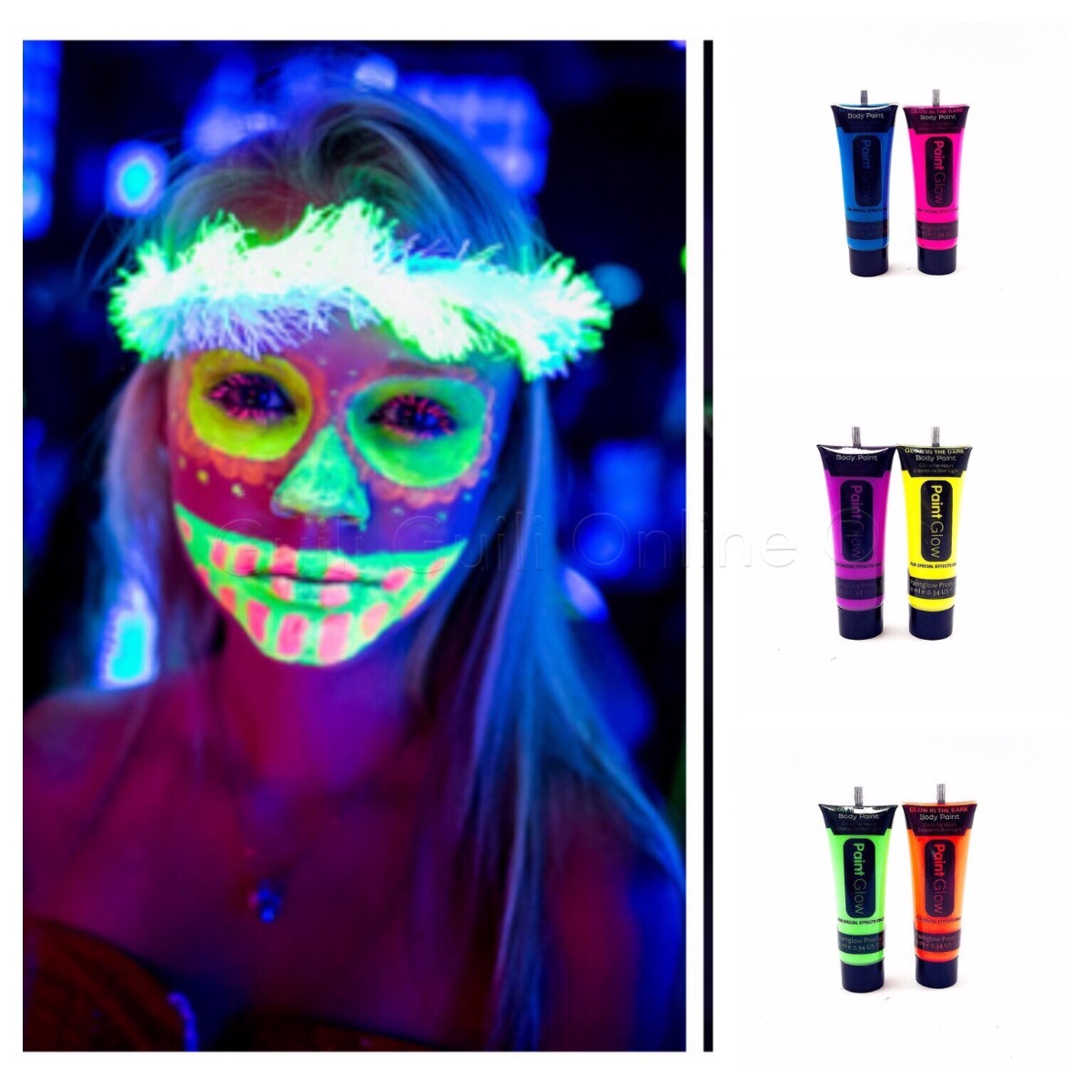 glow-stick-boya-fosforlu-krem-30365_1.jpg Glow Stick Бојa Фосфорна Крем Бојa 12 Парчиња - Image 1