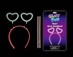 Glow Stick Капа со Срце што Свети во Темнина 12 Парчиња - Image 2