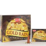 Gold Rain ароматизирана конусна инценз