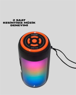 GTS 1731 Bluetooth Звучник – Полнење, LED Светло, FM Радио Поддршка - Image 3