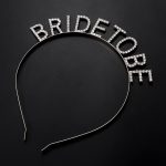 Сребрена Кристална Тока "Bride To Be" - Image 2