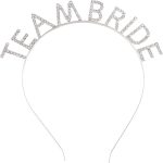 Сребрена Кристална Тока "Team Bride"
